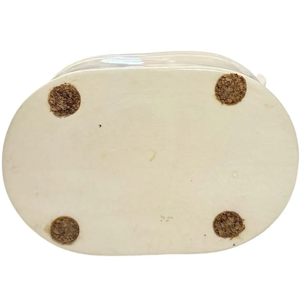 Vintage Floral Ceramic Draining Soap Dish Box 2 Piece Soap Saver